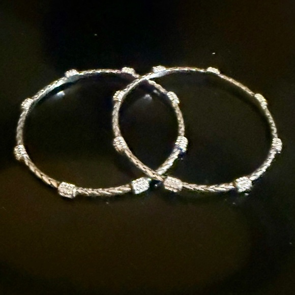 A pair of Brighton Meridian Petite Bangles - Picture 1 of 4